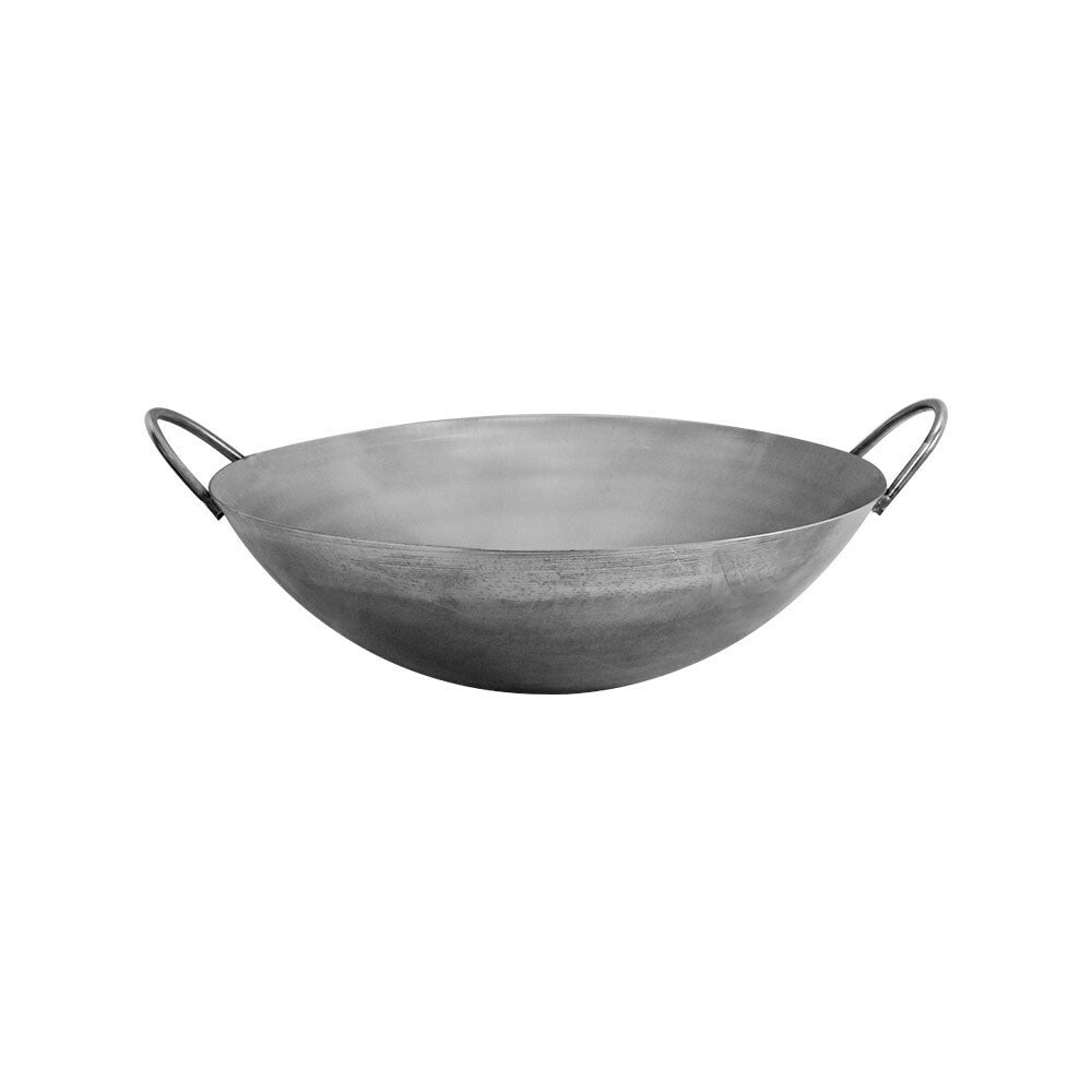 24-Inch Carbon Steel Wok Pan Chinese Traditional Cookware