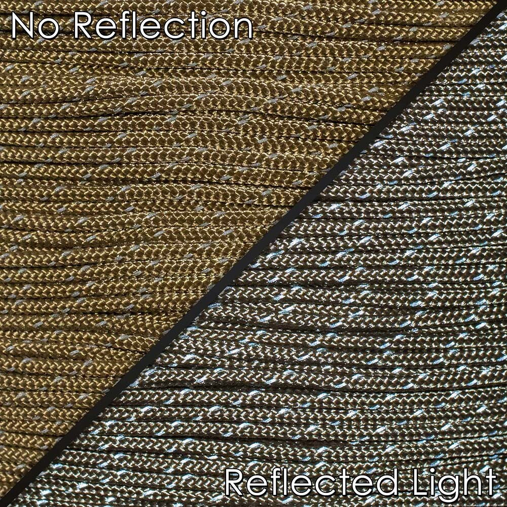 Reflective Paracord 95 - Heavy Duty Camping Rope for Hiking & Outdoor Use