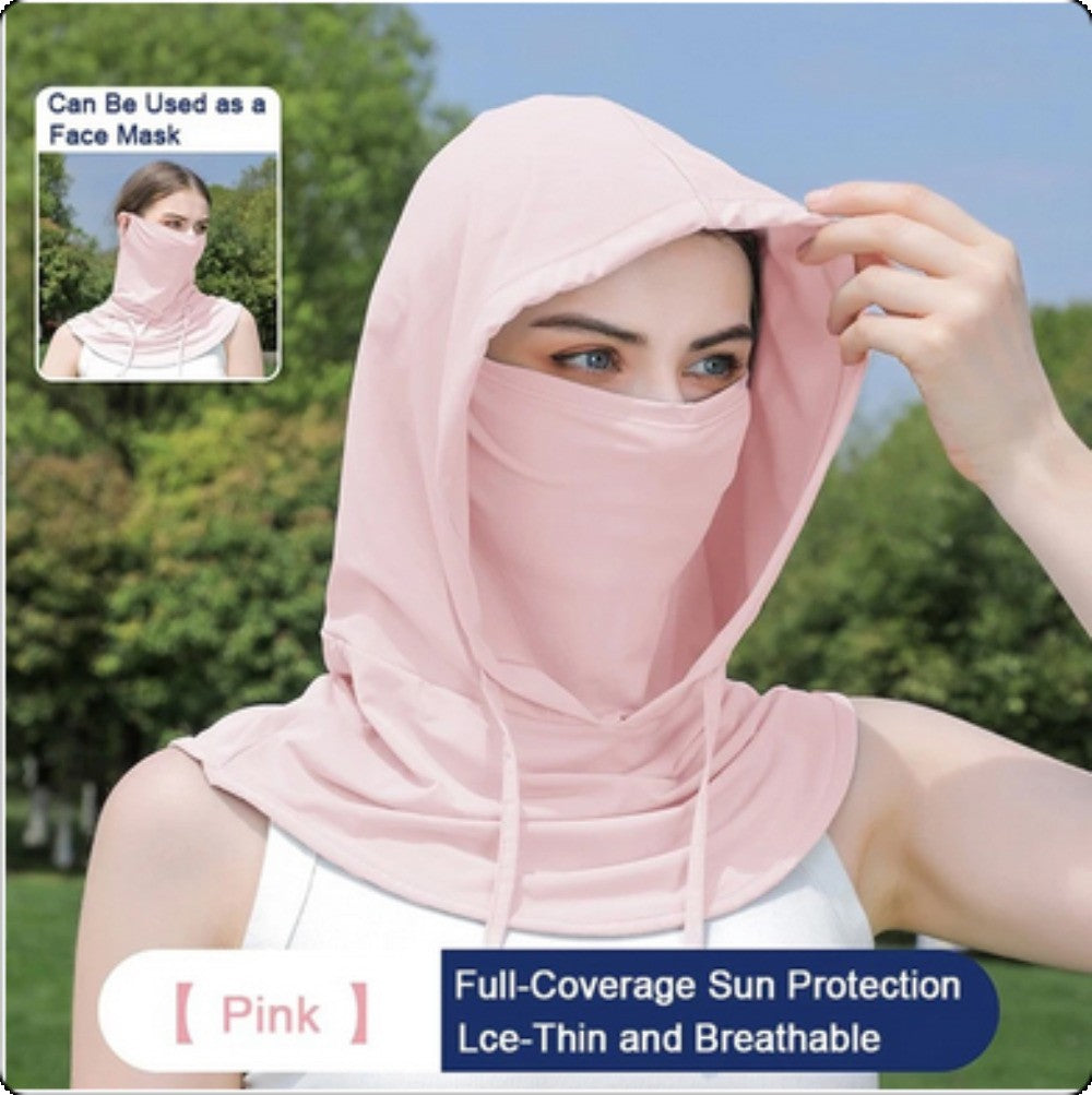 Cooling 3-in-1 Face Mask Sun Shield UV Protection Balaclava for Outdoor Sports