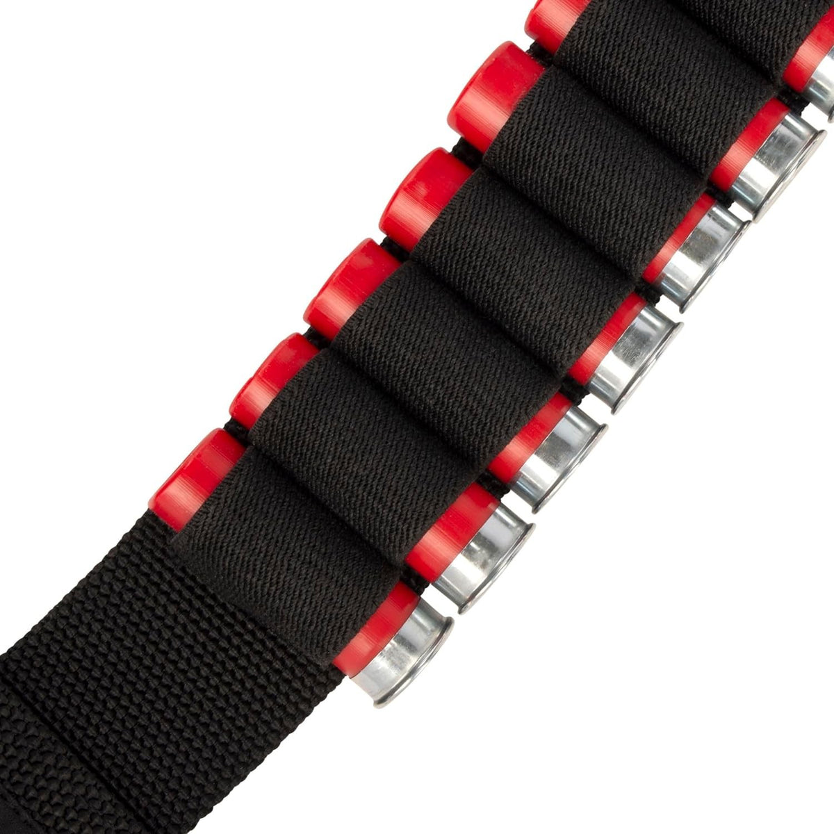 Hunting Shotgun Shell Bandolier Holder 12/20 Gauge 50 Rounds Nylon Belt
