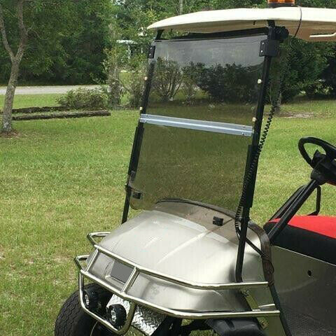 Foldable Tinted Windshield for EZGO TXT Medalist Golf Carts 1994-2014