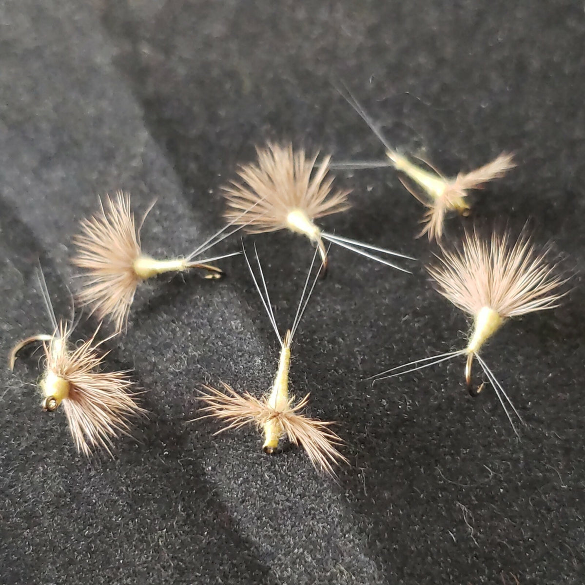 Fly Fishing Flies Size 14 Assorted Dun Sulphur Dry Flies - Custom Tied