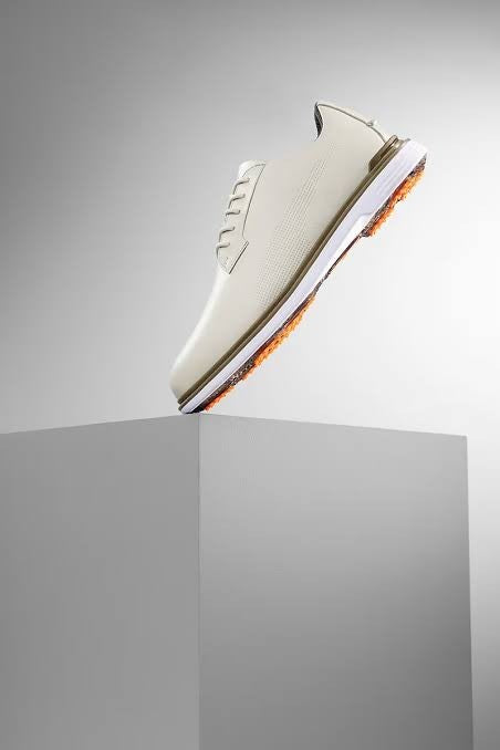Men's Golf Shoes Puma Royale Real Tree Size 12 White & Expresso