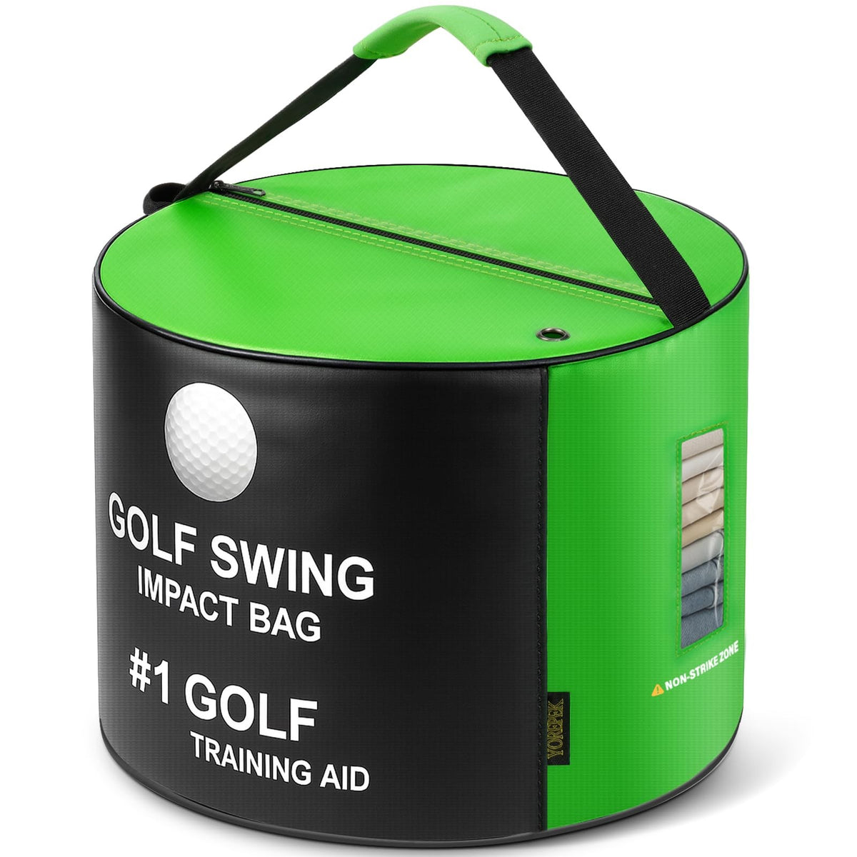 Golf Impact Bag for Practice Durable Swing Training Aid with Target
