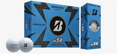 Bridgestone e9 Long Drive Golf Balls - White, Max Distance & Power