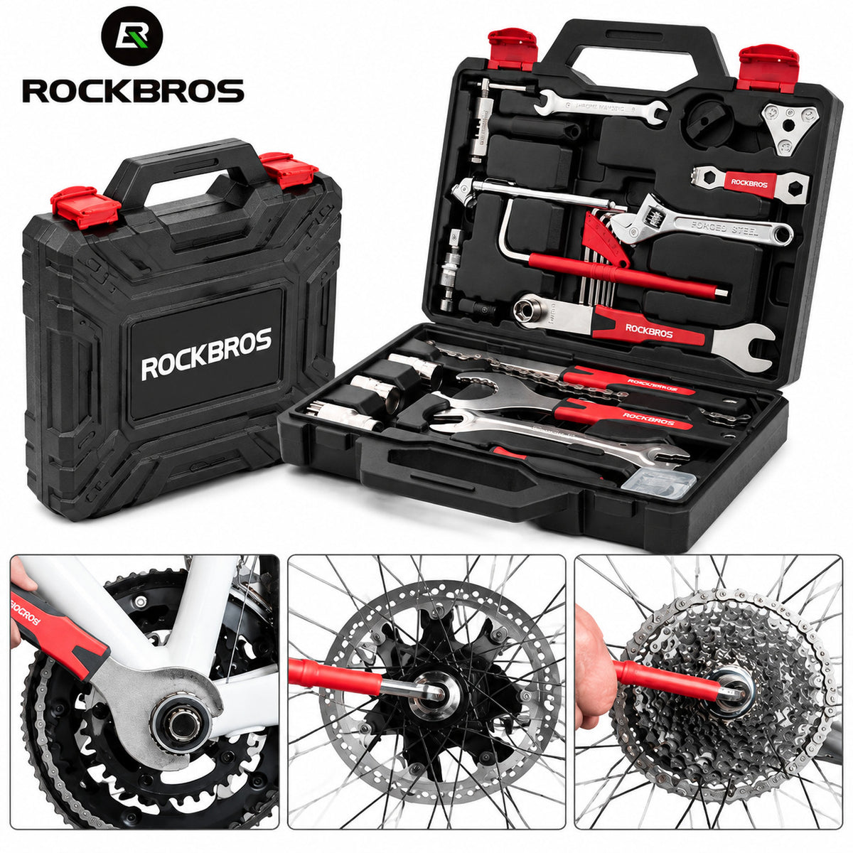 Bike Repair Tool Kit 22-Piece Cycling Maintenance & Emergency Set
