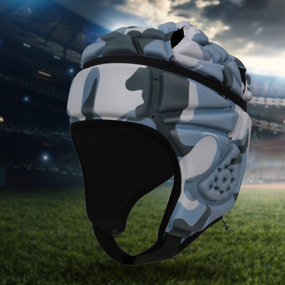 Adjustable Rugby Headgear Helmet for Collision Sports Lightweight Breathable