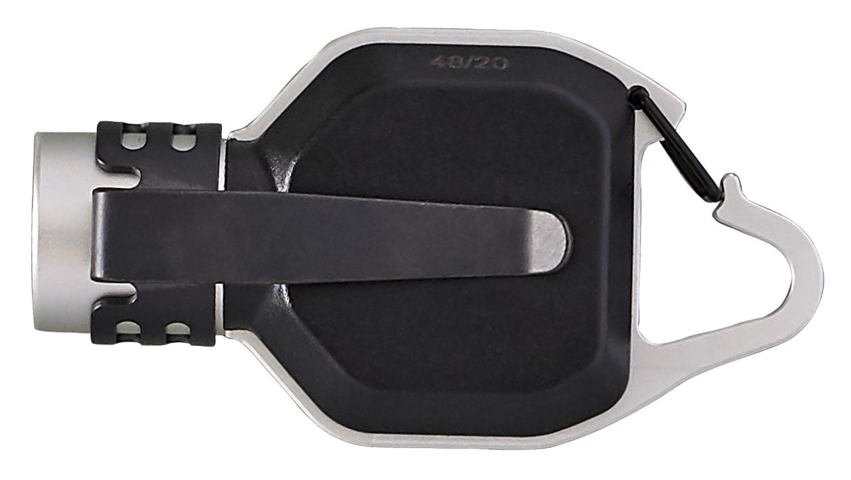 USB Rechargeable Pocket Flashlight Keychain with 325 Lumens, Compact & Weather-Resistant