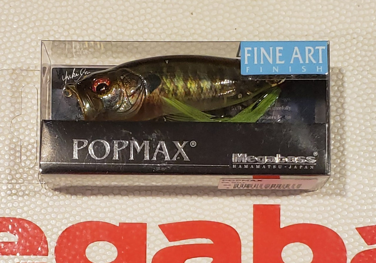 Megabass Limited Pop MAX FA Gill Fishing Lure - Fine Art Finish, Damaged Labels
