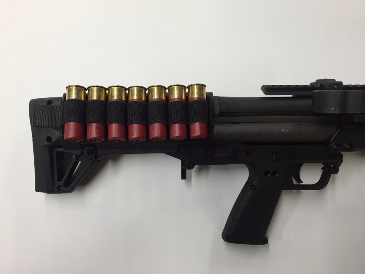 KSG Shotgun Cheek Rest & Nylon Shell Holder Combo - Snap-On, USA Made