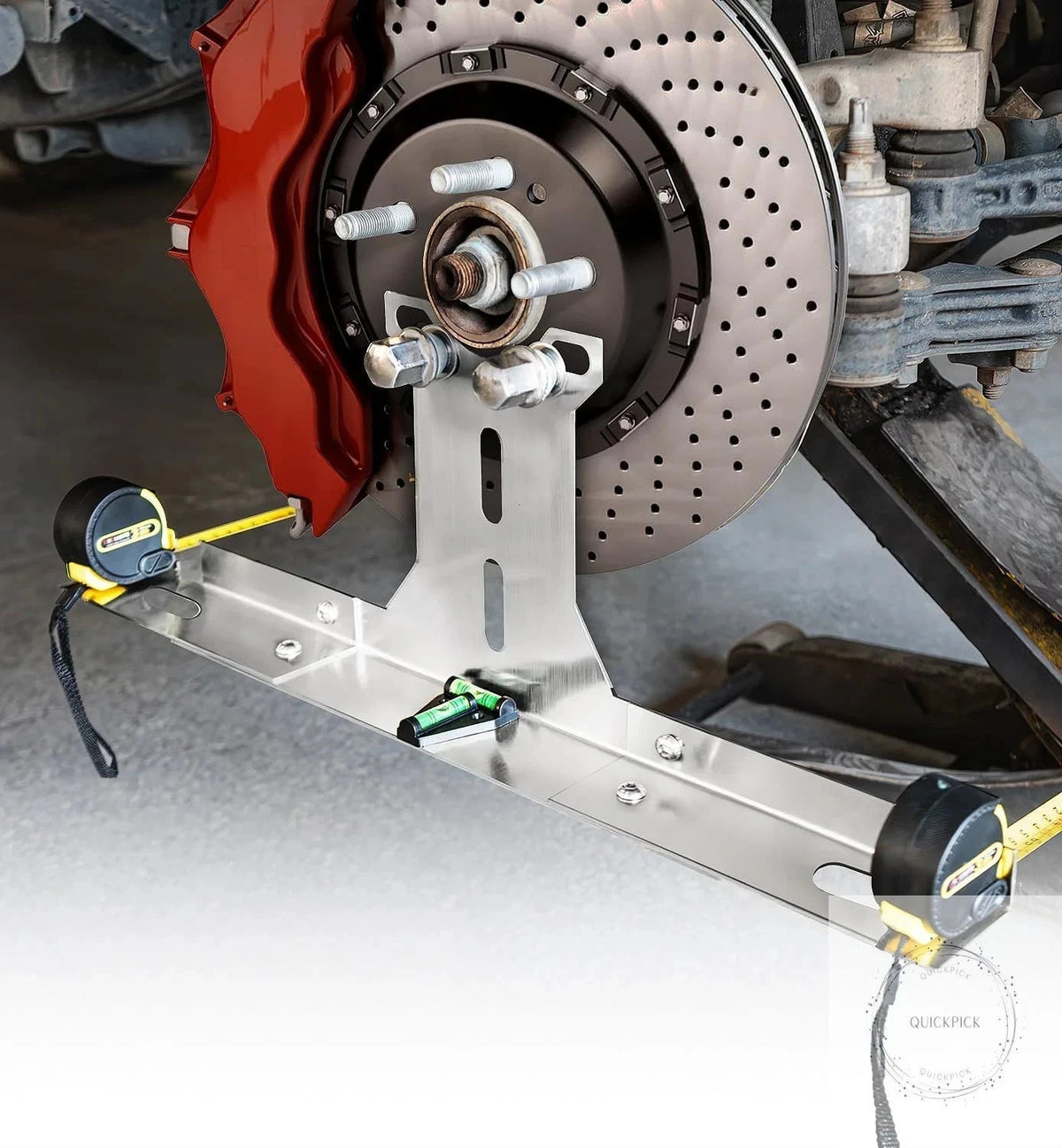 Heavy Duty Wheel Alignment Tool Kit with Tape Measures for Cars Trucks SUVs