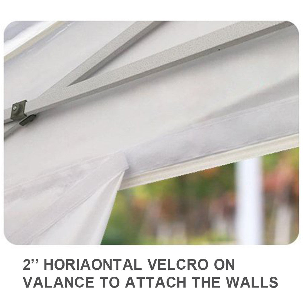 10x10 Replacement Canopy Top Cover for EZ UP & Instant Tents - Water-Resistant UV Block