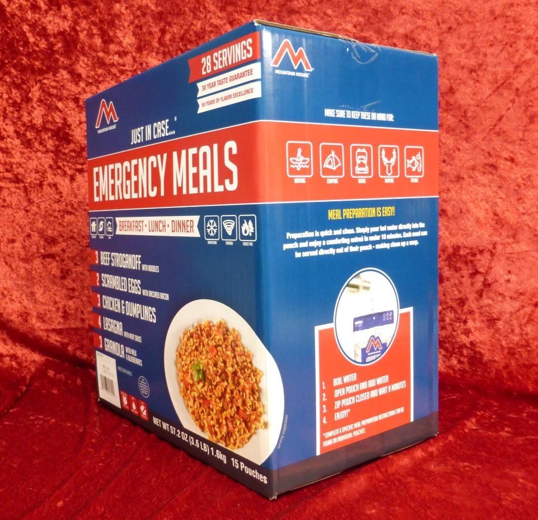 Mountain House Emergency Freeze Dried Food Supply 28 Servings Box