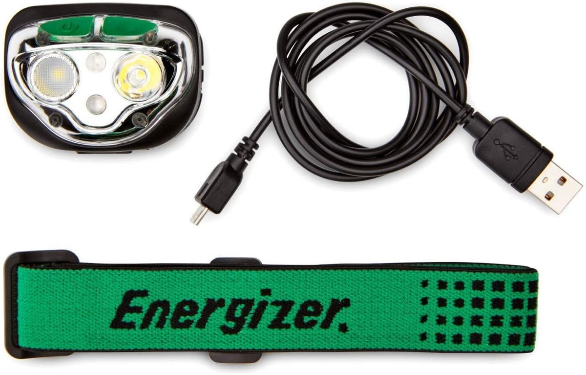 Rechargeable Headlamp 400 Lumens Water Resistant LED Headlight for Outdoor Activities