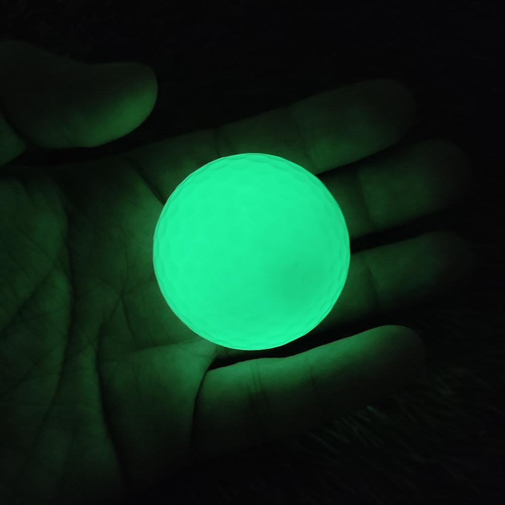 Glow in the Dark Golf Balls 2-Pack - Luminescent Night Practice Balls
