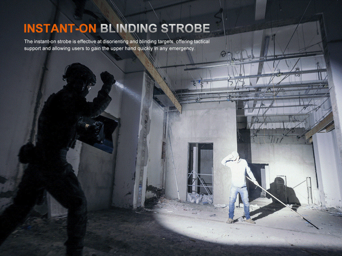 Rechargeable Tactical LED Flashlight 3600 Lumens with Battery and Accessories