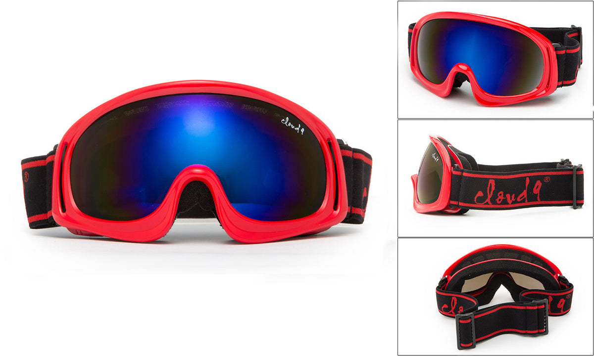 Kids Snow Ski Goggles Dual Lens Youth Ski Goggle with Pouch - Multiple Colors