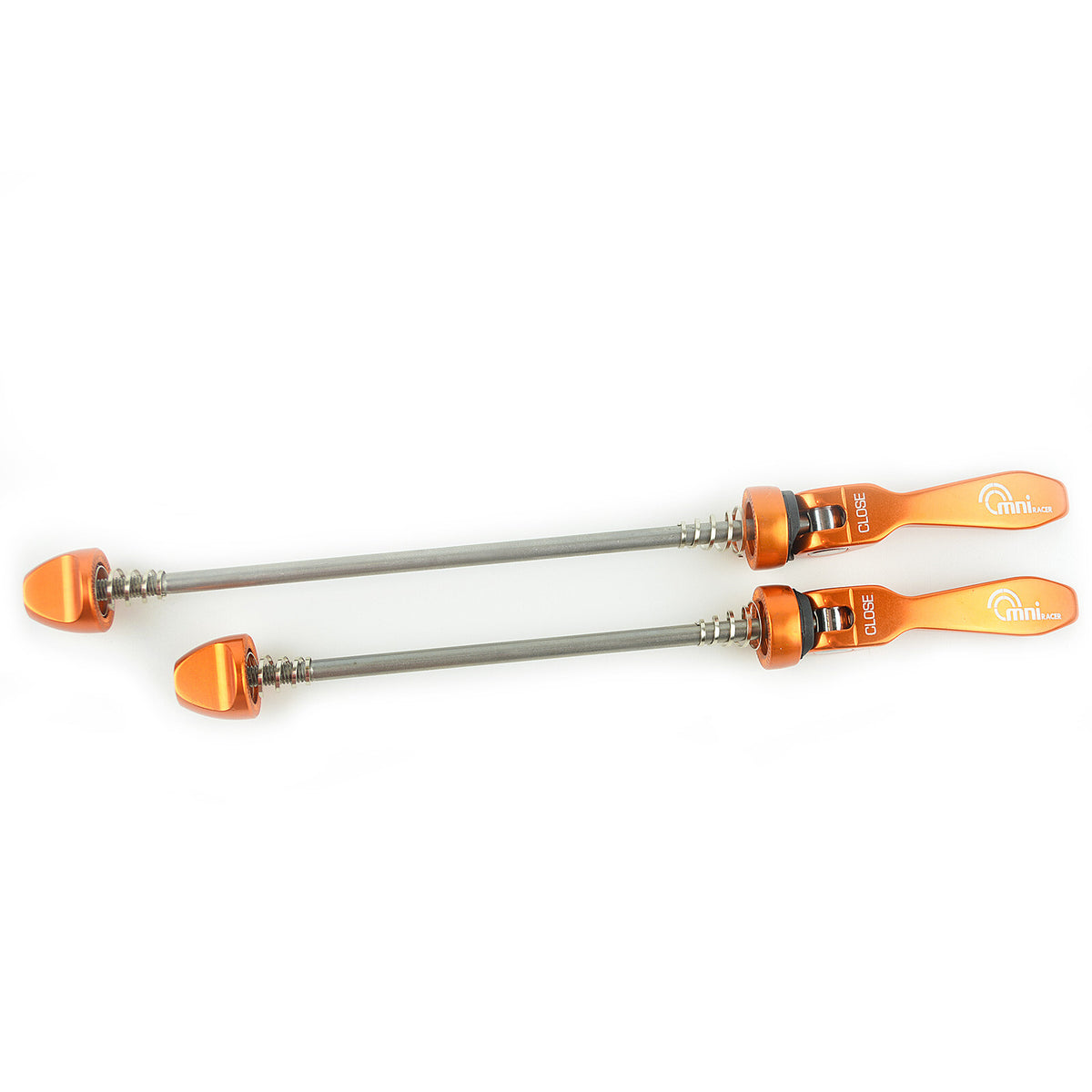 Lightweight Bicycle Wheel Skewers Set for Road & Mountain Bikes - Stainless Steel