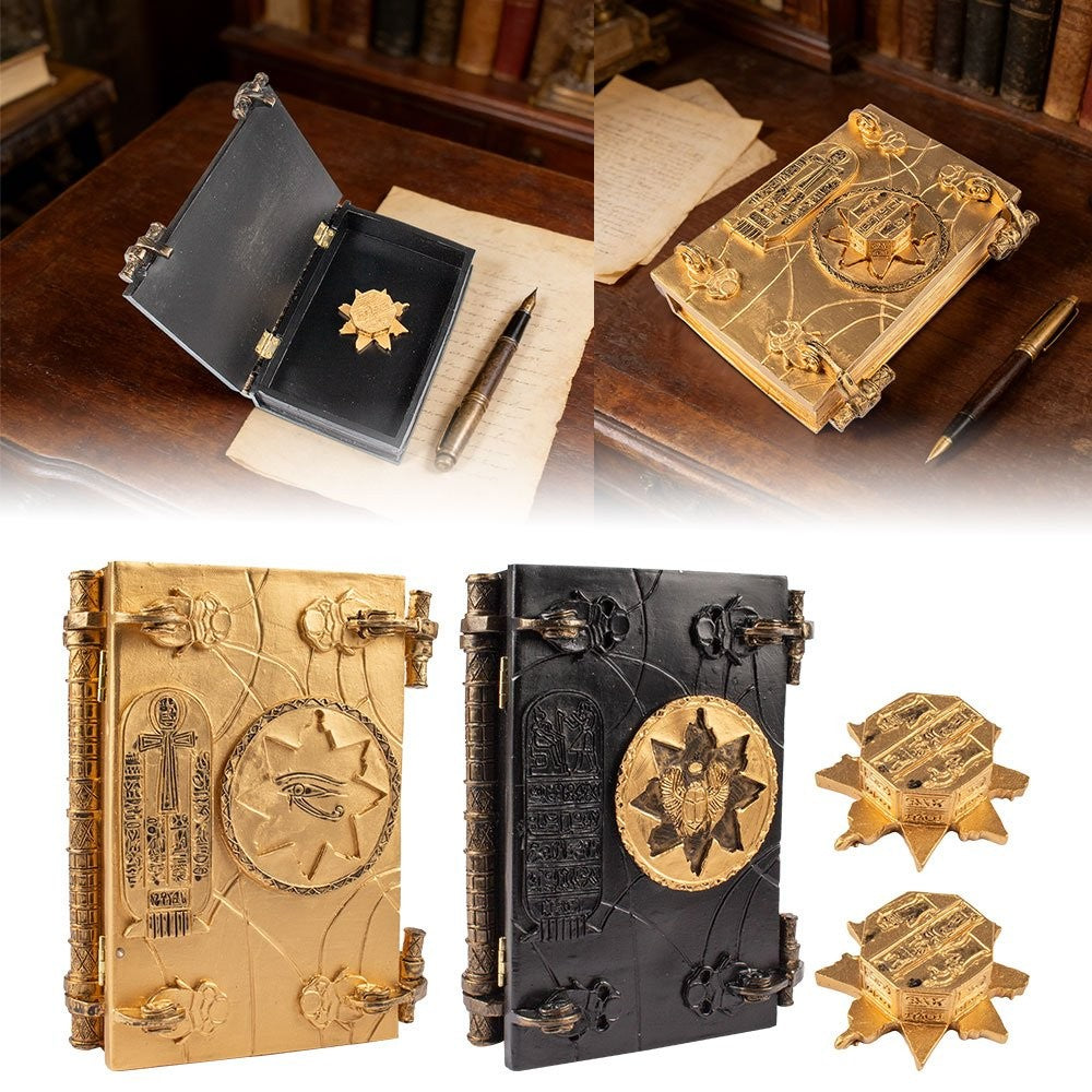 Decorative Resin Key of Hamunaptra Prop Box for The Mummy Horror Decor