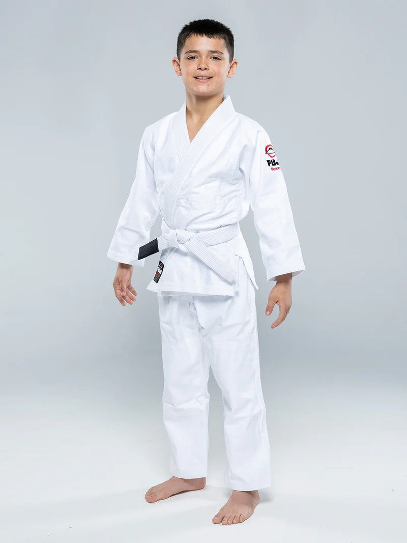Kids Brazilian Jiu Jitsu Gi - Youth All Around BJJ Uniform, White