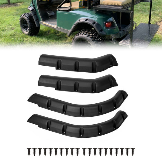 Golf Cart Fender Flares Set for EZGO TXT 1994-2013 - Front & Rear Impact-Resistant