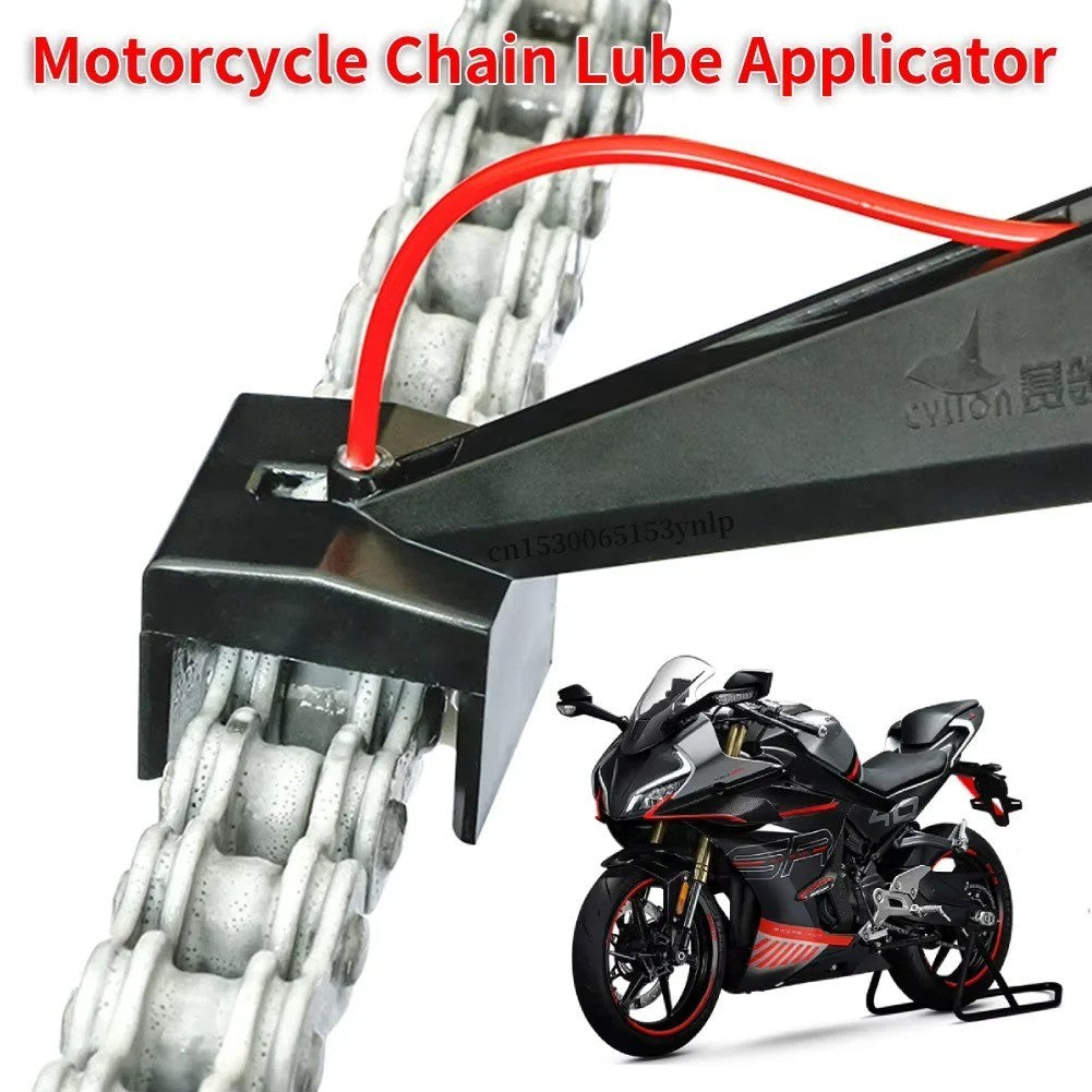 Motorcycle Chain Lube Applicator Tool - Precise Lubricant Dispenser for Chain Maintenance