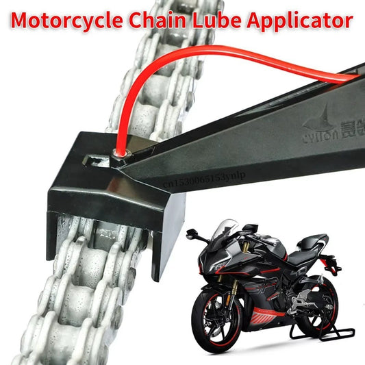Motorcycle Chain Lube Applicator Tool - Precise Lubricant Dispenser for Chain Maintenance
