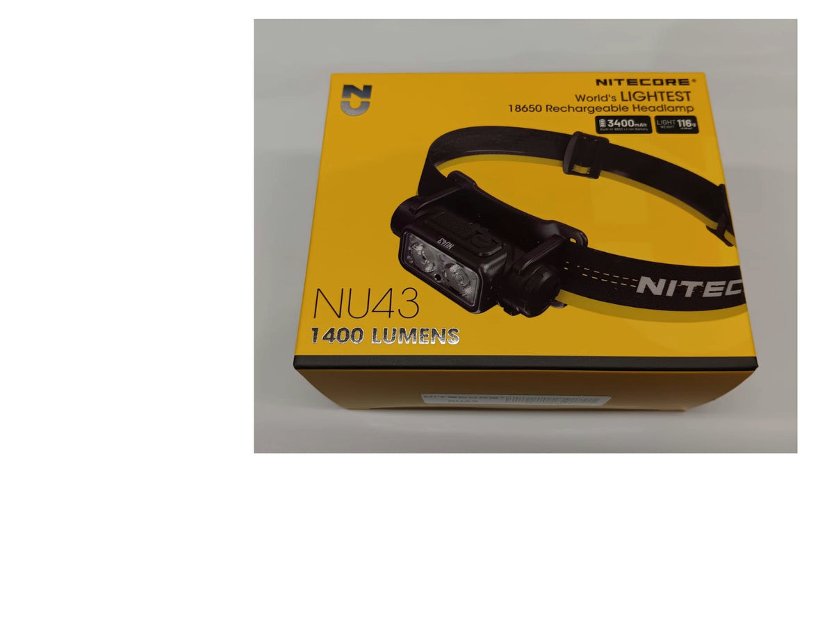NITECORE NU43 1400 Lumens Rechargeable Headlamp Waterproof Lightweight USB-C