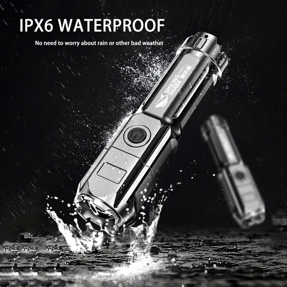 Rechargeable LED Flashlight 990000LM Tactical Zoomable Torch 1-3 Pack