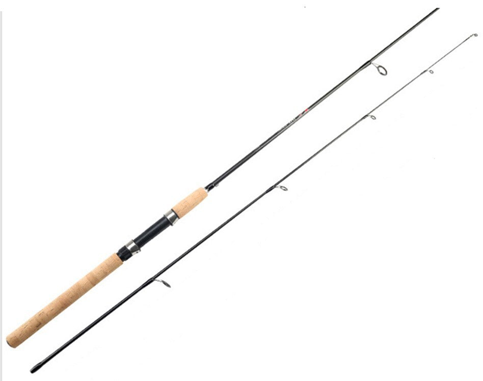 Portable Spinning Fishing Pole Carbon Fiber Rod - Medium Heavy, Lightweight & Fast Action