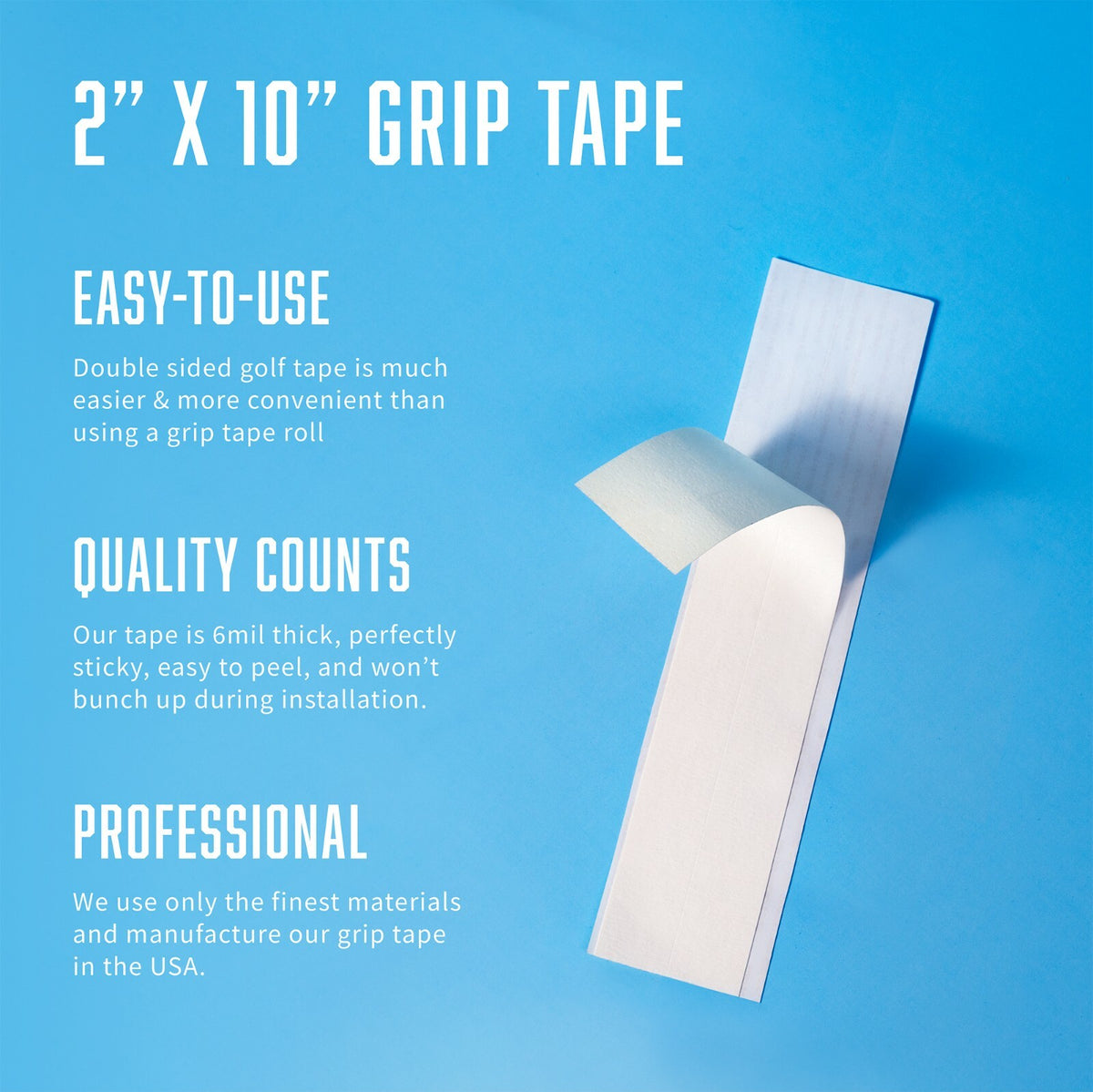 Golf Club Regripping Kit with Grip Tape Solvent Clamp & Hook Blade - Fits Up to 8 Clubs