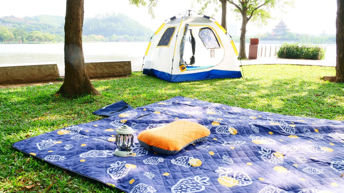 Portable Travel Inflatable Air Pillow with Pouch for Camping & Hiking