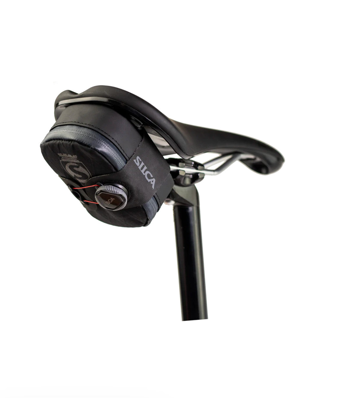Bike Saddle Bag with BOA Closure Waterproof Zipper 0.41L Capacity
