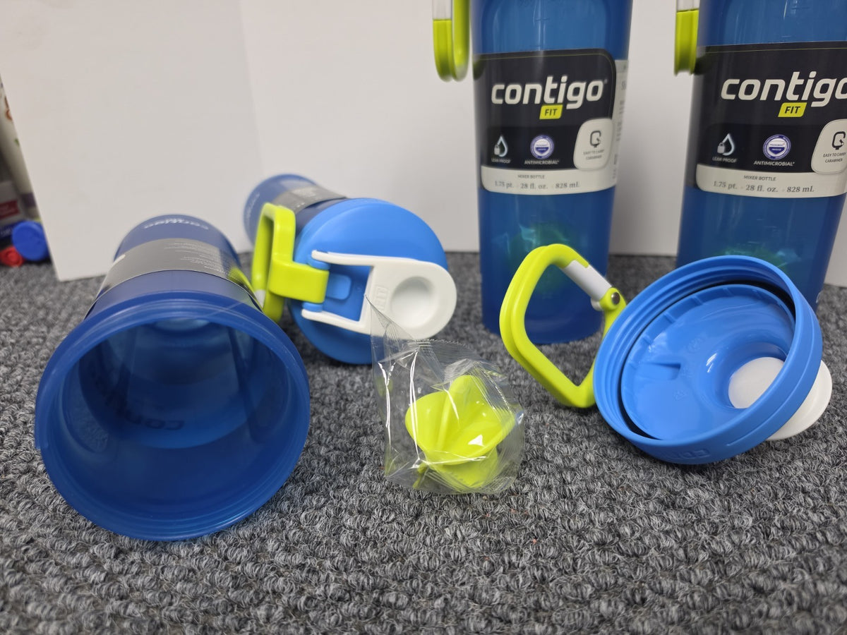 4-Pack 28oz Shake & Go Fit Shaker Bottles Leak Proof Mixer Drink Containers