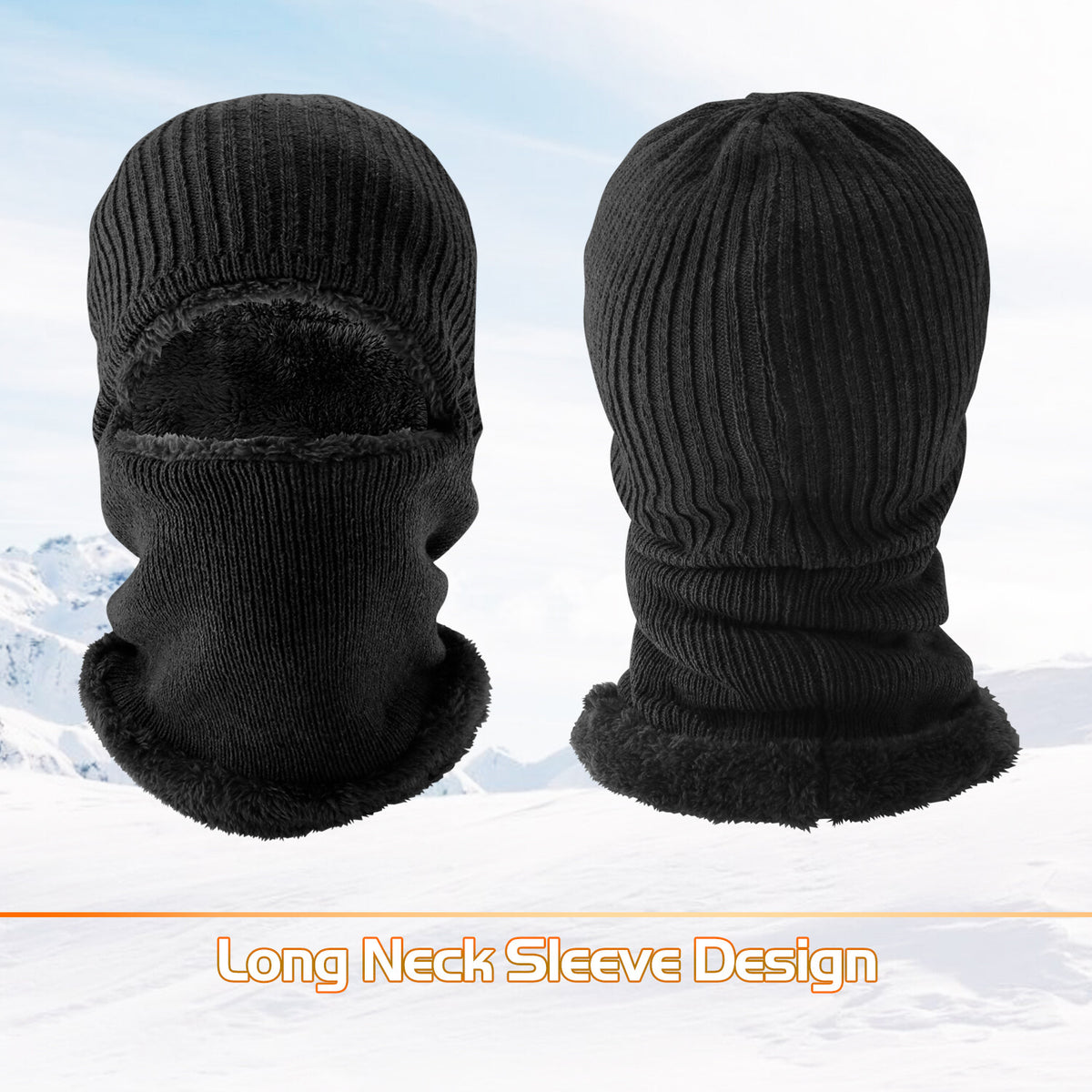 Winter Balaclava Fleece Full Face Mask Thermal Windproof Ski Mask for Men Women