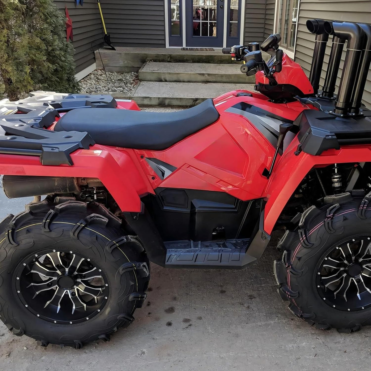 ATV Seat Cover Compatible with Polaris Sportsman 450 570 2014-2024 Waterproof Leather