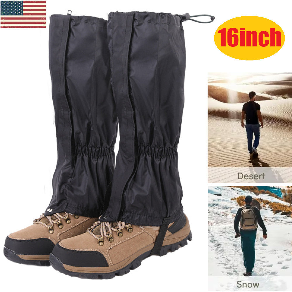 Waterproof Hiking Gaiters for Men Women Snow & Trail Protection