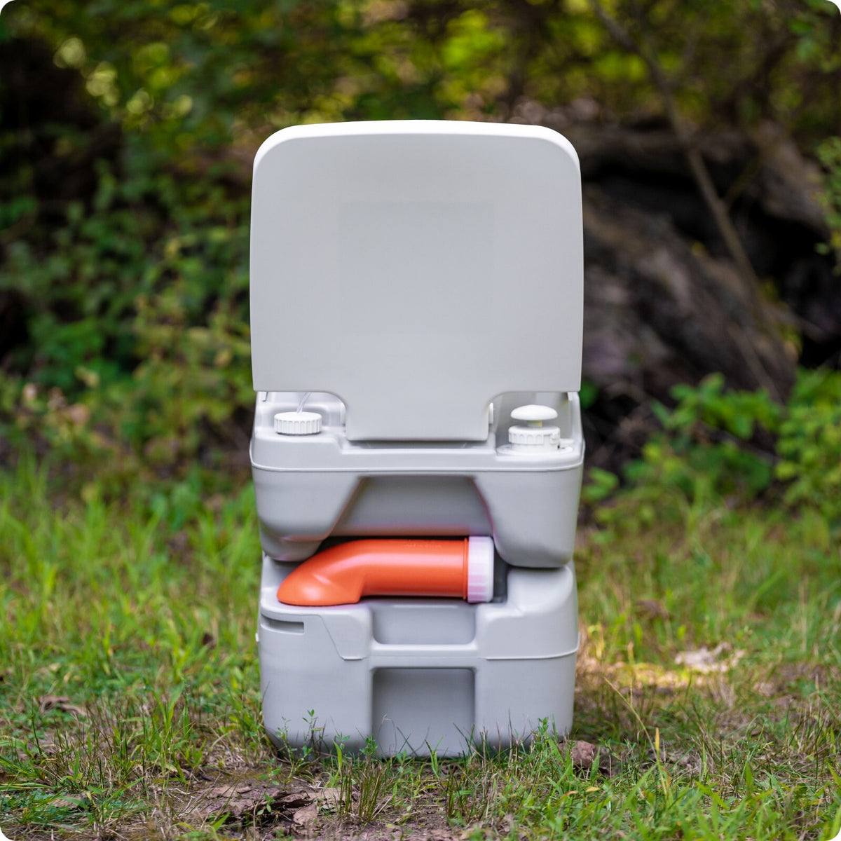 Portable RV Toilet with Storage Bag, Camping & Boat Commode