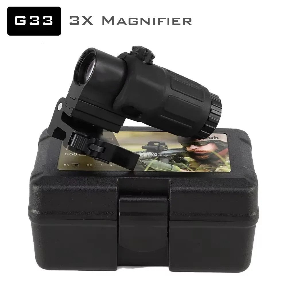 Universal Weapon Magnifier Scope with Quick Detach Mount for 20mm Rails
