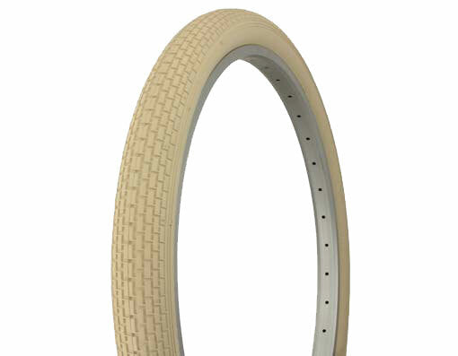 26-Inch Bicycle Tire with Brick Tread - Multiple Colors Available