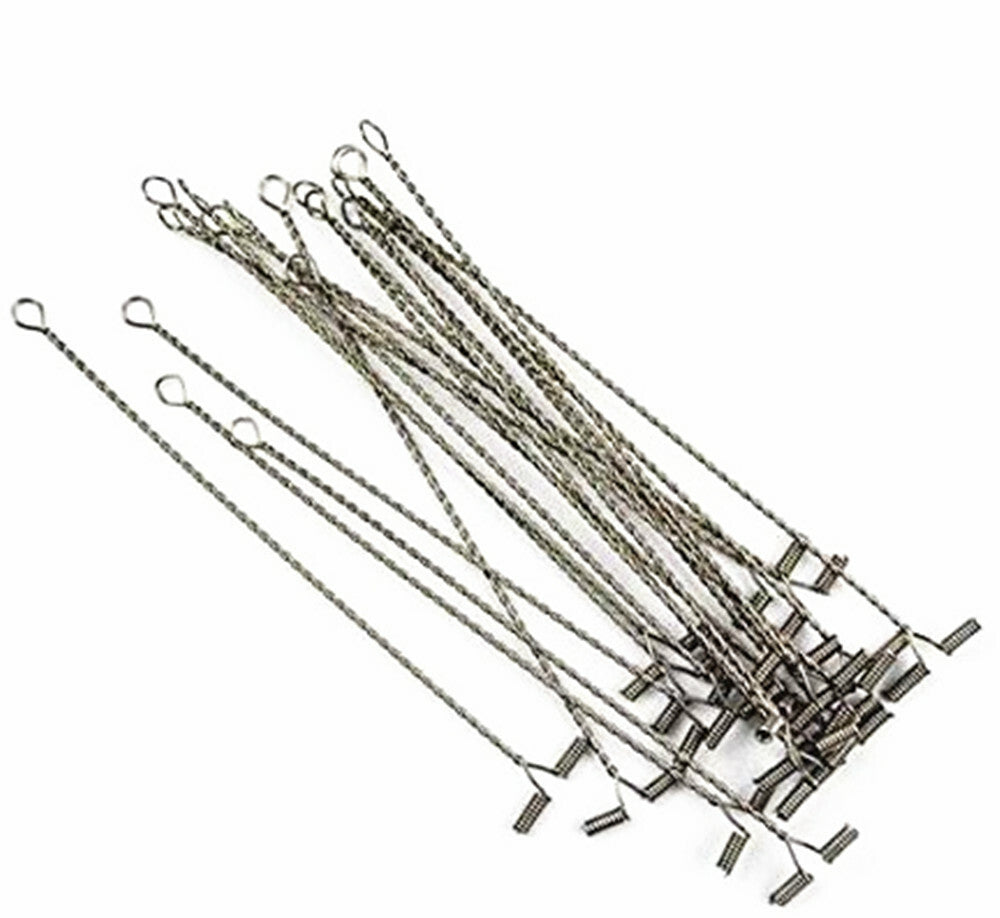 Crappie Fishing Rig Arms Set - Stainless Steel Twisted Top & Bottom Arms, Multiple Lengths