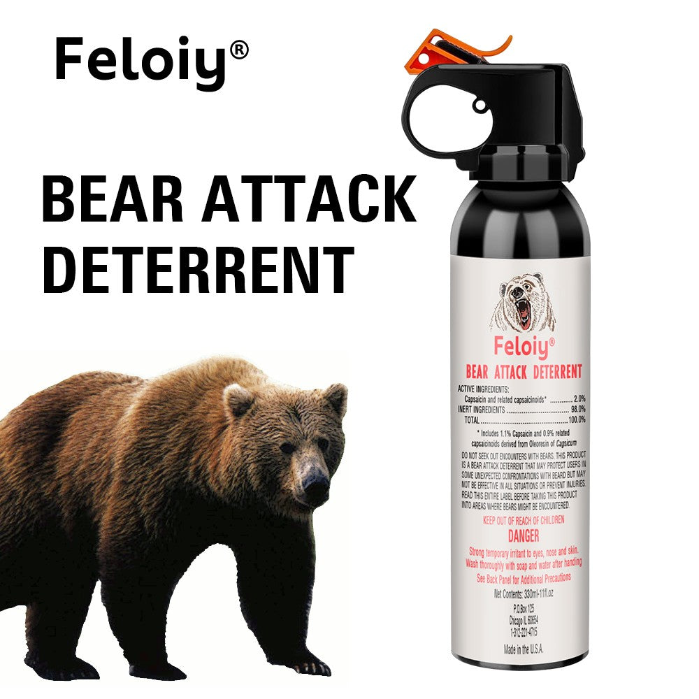 Bear Spray 11oz Powerful Fog Deployment with Holster - Strongest Legal Formula