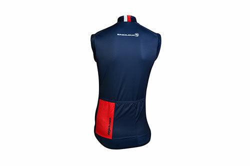 Women's Cycling Gilet Vest - Lightweight Windproof Sports Top, Navy Medium