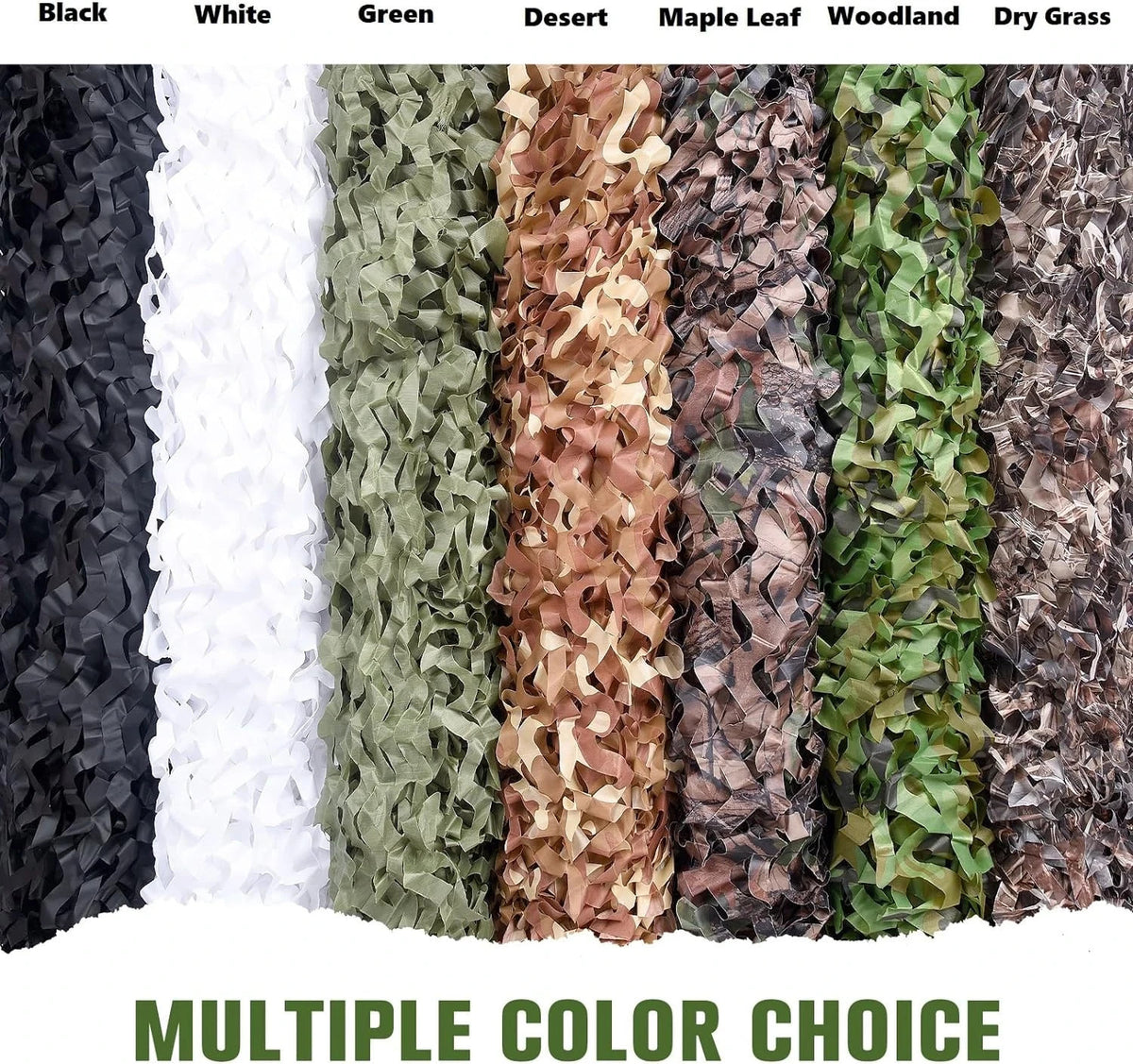 Camouflage Netting Bulk Roll for Hunting and Outdoor Concealment