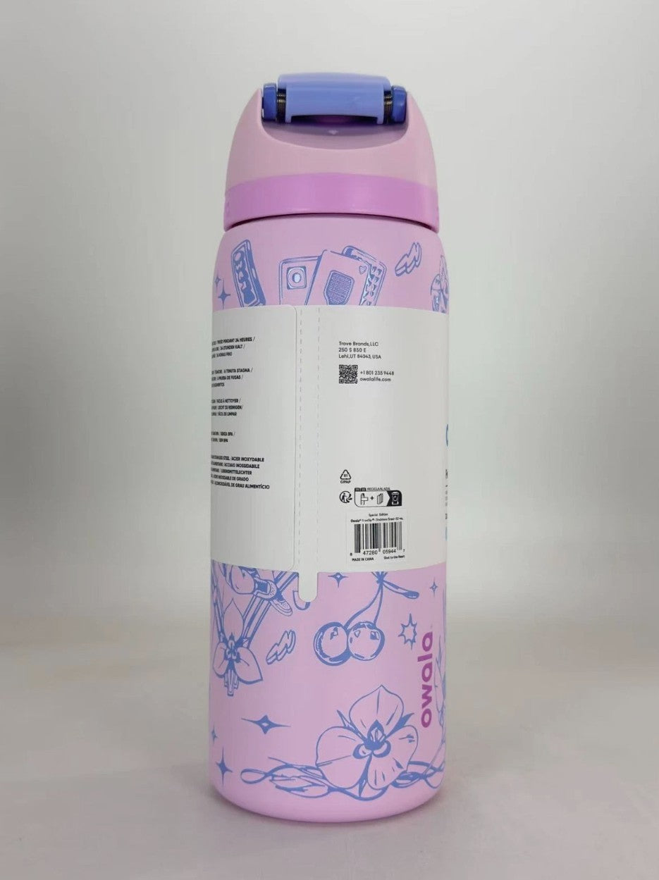 32oz Stainless Steel Water Bottle with Leak-Proof Lid Pink Cupid