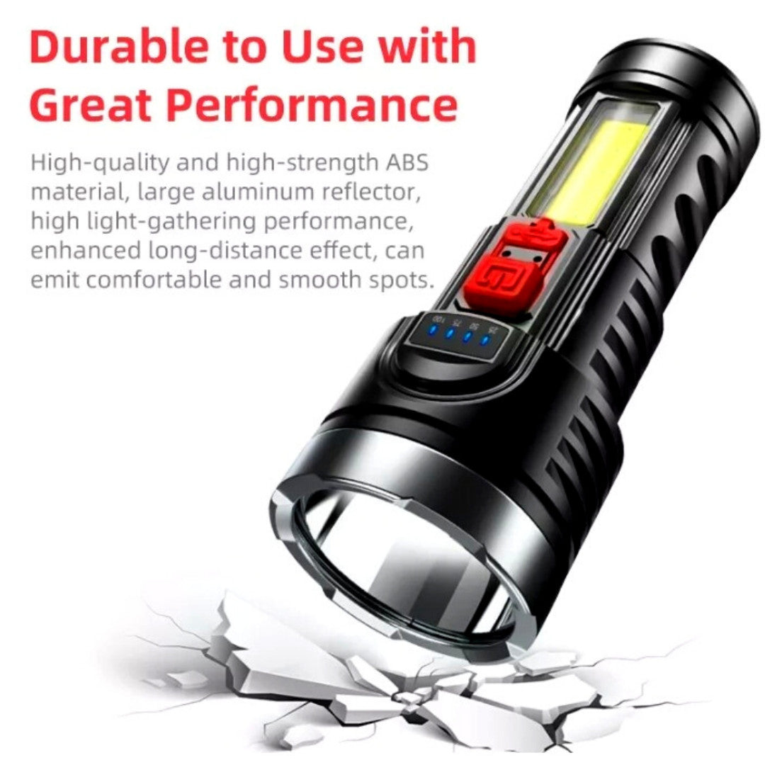 Rechargeable LED Torch Tactical Flashlight Lantern 999000000 LM Waterproof