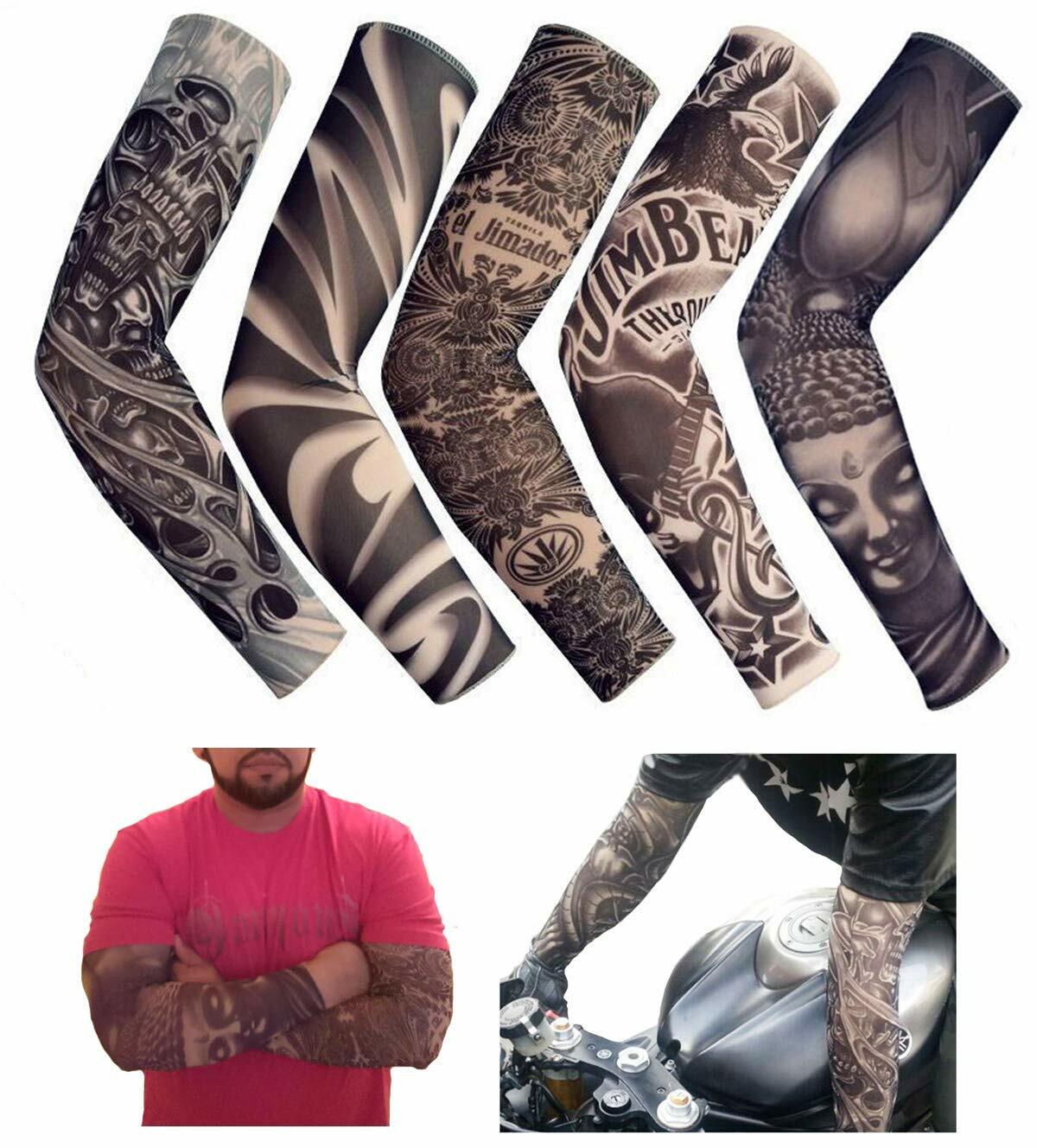 10 Pcs UV Sun Protection Cooling Arm Sleeves for Sports & Outdoor Activities