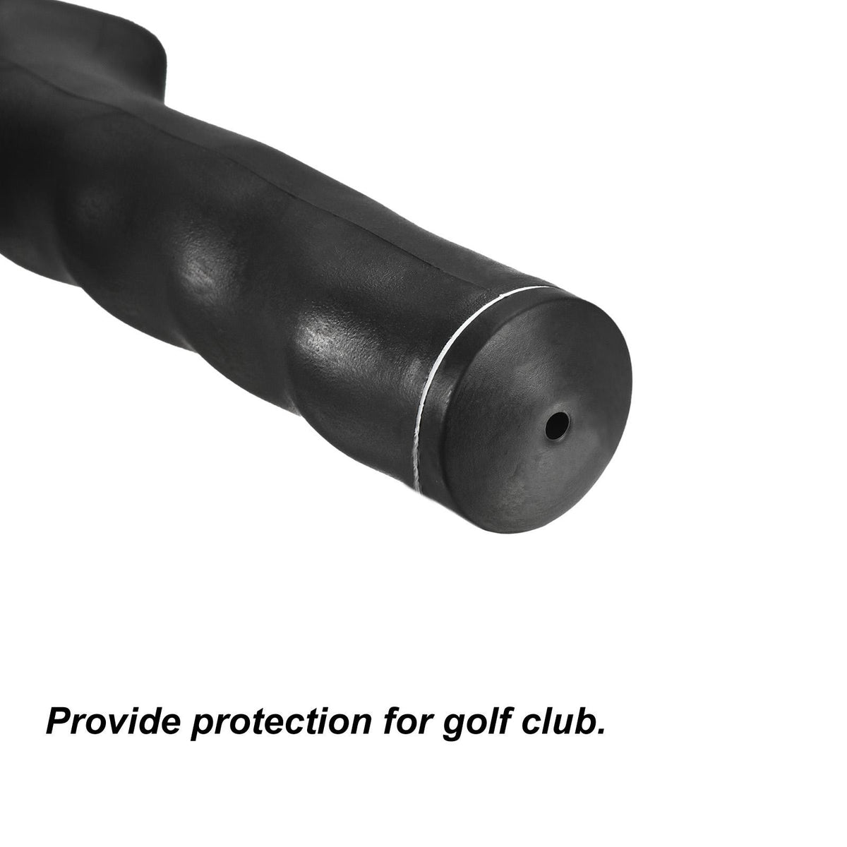 Left Hand Golf Swing Training Grip Set - Practice Aid for Beginners Black