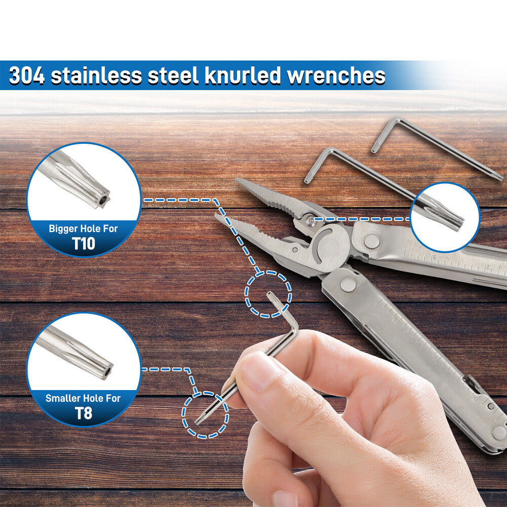 Stainless Steel Multi-Tool Wrench Set for Leatherman Tools - 4 Pieces
