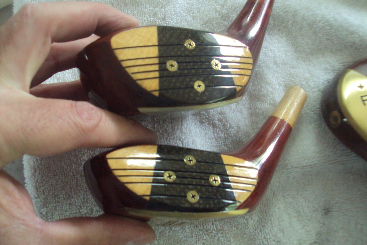 Sealed Power Rainbow Persimmon Driver 3/4/5 Wood Heads - Golf Club Replacement